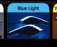 Car Flashing 2Pcs DRL LED Daytime Running Lights Daylight with yellow turn signal For Mazda 6