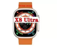 X8 Ultra Smart Watch Men Series 8 NFC Body, Bluetooth Call Wireless IWO Smartwatch-AjmanShop