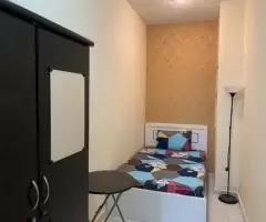 Big maid room for couples - sharing a bathroom, High ceiling, and Furnished!!!
