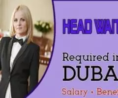 Head Waiter Required in Dubai