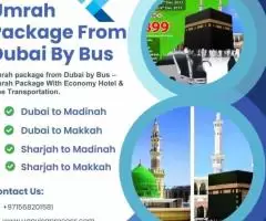 Umrah Package from Dubai by Bus  +971568201581