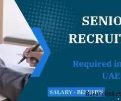 Senior Recruiter Required in Dubai