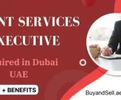 Client Services Executive Required in Dubai