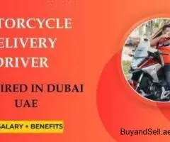 Motorcycle Delivery Drivers Required in Dubai
