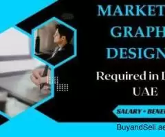 Marketing Graphic Designer Required in Dubai