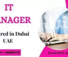 IT Manager Required in Dubai