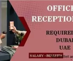 Office Receptionist Required in Dubai