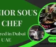 Senior Sous Chef Required in Dubai
