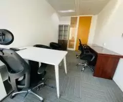 Elegant Office With Stunning View | All Amenities | Fully Furnished