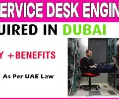 Information Technology Service Desk Engineer Required in Dubai