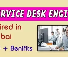 Information Technology Service Desk Engineer Required in Dubai
