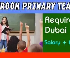 Homeroom primary teacher Required in Dubai
