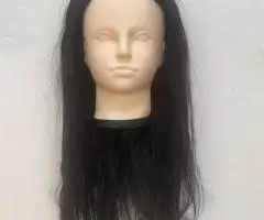 Hair Styling Practice Mannequin Head with Hair Wig